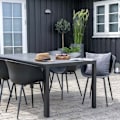 Pikkukuva 4 / 4: 6 mustaa RODA-puutarhatuolia Svart