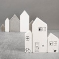 Miniatyrbillede 2 af 4: Mould - Standard - Huse med asymmetrisk tag - Plast - 24 x 19 cm - Let at tage ud Transparent
