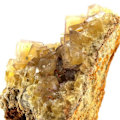 Miniatyrbillede 2 af 4: Sten og mineraler. Fluorit. 636,5 øre. Valzergues, Aveyron, Occitanie, Frankrig..