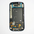 Miniatyrbild 2 av 2: Original Vitre tactile skärm LCD på chassi Samsung Galaxy S3 I9305 grå Grå