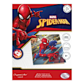 Pikkukuva 2 / 2: Crystal Art -timanttikortti - Spiderman - 18 x 18 cm Flerfärgad
