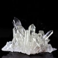 Pikkukuva 1 / 4: Kivet ja mineraalit. Biterminated Quartz + Chalcopyrite. 198,5 ct. La Gardette -kaivos, Bourg d'Oisans, Isère, Ranska.