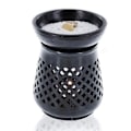 Miniatyrbillede 4 af 4: Diffuser porte-rykser Moucharabieh i sort sten Svart
