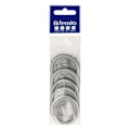 Miniatyrbillede 1 af 3: 5 Sølv stick-on voks segl Tak 30 mm Silver