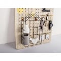 Miniatyrbillede 2 af 2: Hjemmelavet trådhylde 16 x 7 x 25 cm - Sort Svart