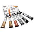 Miniatyrbillede 1 af 2: Relief-blekk med spids - PEBEO - 054190 - 6 rør á 20 ml - Assorterede farver - Vaskbar Eller, Svart, Silver, Koppar, Imite