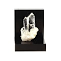 Miniatyrbild 2 av 2: Stenar och mineraler. Kvarts + Pyrit. 50,40 cent. Plan-du-Lac, St. Christophe-en-Oisans, Isère, Frankrike.