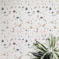 Miniatyrbillede 2 af 2: Terrazzo mønster stencil - A4