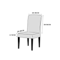 Miniatyrbild 4 av 4: 1 Fuschia Dimensions Stretch Chair Cover - One Size fuchsia