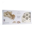 Miniatyrbillede 4 af 4: Model / Motoriseret mekanisk 3D-puslespil 100% TRÆ - UGEARS - Mejetærsker Beige