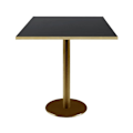 Miniatyrbillede 1 af 4: Bord 70 x 70 cm Rom sort bistro Svart