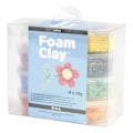 Pikkukuva 3 / 3: Setti 8 leveää Foam Clay -muovailuväriä 20 g Flerfärgad