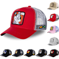 Miniatyrbild 5 av 5: Tecknad Truckerkeps Mesh Baseballkeps Män Kvinnor Casual Andningsbar Snapback Keps #2