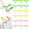 Spire små bokmerker silikon gressknopper kreative grønne