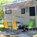 Pikkukuva 2 / 4: XMTECH Campingmatto, 250x400cm Alusta asuntovaunulle, asuntoautolle, maapeitteet maakiiloilla ja kantolaukulla