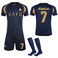 Miniatyrbild 1 av 2: 2024-2025 Al-Nassr FC Bortatröja Barn Vuxen Fotbollströjor No.7 Ronaldo 20
