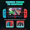 Miniatyrbilde 3 av 5: Trådløs håndkontroller kompatibel for Nintendo Switch, OLED, Lite Gamepad Joystick (v/h) Erstatning med RGB høyre blue+red