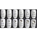Miniatyrbillede 2 af 2: 1440 stk. limfixerede krystal fladbagte rhinstensglasperler til neglekunst håndværksdekorationer tøj sko Crystal Ab-JAN- Crystal Ab 1440pcs