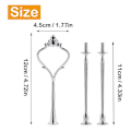Miniatyrbillede 3 af 5: 6-delt hardware sæt til kageholdere 3-lags kageholder montering hardware holder til bryllup og fest Gratis fragt + overlegen kvalitet