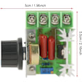 Miniatyrbilde 3 av 3: AC-motorhastighetsregulator Spenningsregulator LED-dimmere 2000W AC 50-220V 25A