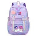 KPop Demon Hunters Backpack with Printed Letter, Casual Large Capacity Backpack X-FO- X 44*30*22cm
