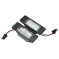 2 stk Bil 18leds Nummerplåtelys Plast For Nissan Qashqai