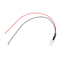 Miniatyrbillede 2 af 5: 50 stk. LED-dioder med fortrådning, 12V, 10 mm runde, røde