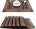 Table Placemats, 6-pack Non-slip, Washable and Heat-resistant Placemats for the Kitchen-FO-