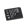 Miniatyrbilde 2 av 5: LQ-S1 3.7V 380mAh Oppladbart Li-ion-batteri for Smart Watch Ny