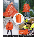 Miniatyrbild 4 av 5: 2-pack nödsovsäck, bärbar nödsovsäck Emerg Orange 2-pack