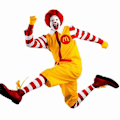 Miniatyrbilde 1 av 5: Ronald McDonald Klovnedrakt Rød Gul Festklær Voksne Herrer Morsom Halloween Karneval Party Cosplay Klær M