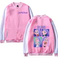 KPop Demon Hunters Kids Rosa Baseballjacka – Höst Vinterkappa för Flickor pink 9 150