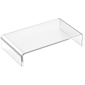 Miniatyrbillede 1 af 3: Klar Akryl Skærmstander, Transparent Skærmforhøjer til Computer og Laptop-LP-