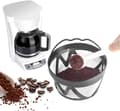 Miniatyrbilde 3 av 5: Gjenbrukbart og påfyllbart kaffefilter, gjenbrukbar kaffefilterkurv-FO-