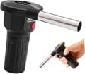 SHITOOMFE Air Blower, Fire Blower for BBQ, Portable Battery Powered Air, Practical Tools for Picnic, Camping, Outdoor Charcoal Grill-FO-