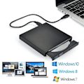 Miniatyrbillede 2 af 5: Ekstern CD/DVD-drev til bærbar computer, USB3.0 & Type C DVD-afspiller