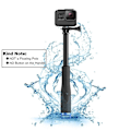 Miniatyrbild 4 av 5: Bärbar 19' Utdragbar Handhållen Teleskopisk Selfie Monopod Sticka för Gopro Hero 7 6 5 4 3