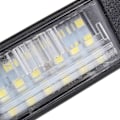 Miniatyrbillede 5 af 5: 2 stk Bil 18leds Nummerpladelys Plast Til Nissan Qashqai