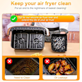 Miniatyrbilde 2 av 5: Silikonform for Airfryer til Ninja Foodi Flexdrawer AF500EU 10.4L, Ninja AF500EU Tilbehør til varmluftfriter 1 × 10.4L og 2 × 5.2L (2 × 5.2L)