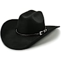 Miniatyrbillede 1 af 5: Cowboyhat til kvinder og mænd med formbar bred skygge - Westernhatte i filt af Cattleman-model Parent
