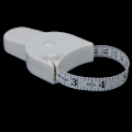 Miniatyrbild 5 av 5: 2 st kroppsmåttband för midjemätning, diet, viktminskning, passform, vit-PO- White 2Pcs