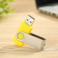 Miniatyrbillede 4 af 5: 10-pak USB-stik USB 2.0 tom enhed Bulk-pak Drejelig Memory Stick Viktig lagring Jump Drive Zip Drive 10 Pak Gul 10 Pack Yellow 4GB