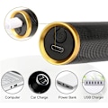Miniatyrbillede 2 af 5: LED USB Solnedgangsprojektor Hjemindretning Natlampe Bærbar Black Svart