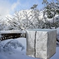 Miniatyrbilde 3 av 5: Beskyttelse for 1000L IBC-tank, Frostsikker, Anti-UV-tankbeskyttelse, IBC-tankbeskyttelse med glidelås, 120 x 100 x 116 cm (Sølv)-KK-