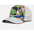 Pikkukuva 1 / 2: Verkkolippis brodeeratulla eläinkuvioinnilla, snapback-lippis, maastokuvio camouflage frog