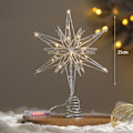 Miniatyrbild 1 av 5: Julgransstjärna för julgransdekorationer style 8