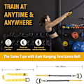 Pikkukuva 5 / 5: All-in-one Suspension Trainer - Kotikuntosalijärjestelmä kokeneelle kuntosaliharrastajalle, sisältää pääsyn Trx Training Clubiin-KK-