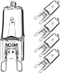 G9 Halogenlampor, 5-pack 28W G9-lampor 230V 370Lm 2800K Varmvitt Ljus för Kök, Vardagsrum och Sovrum (5-pack)-FO-