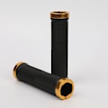 Miniatyrbilde 1 av 5: Gummi MTB Sykkelgrep Cykel Handtak Grip Antisladd Sykling Han Gold