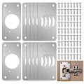 Miniatyrbild 1 av 3: Reparationsplatta för gångjärn 90x50mm 10-pack